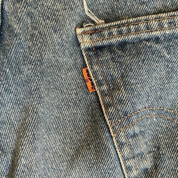 Vintage Levi’s Shorts Orange Tab Cutoff Shorts Size Unknown See Measurements - Picture 6 of 15